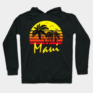 Maui Retro Sunset Hoodie
